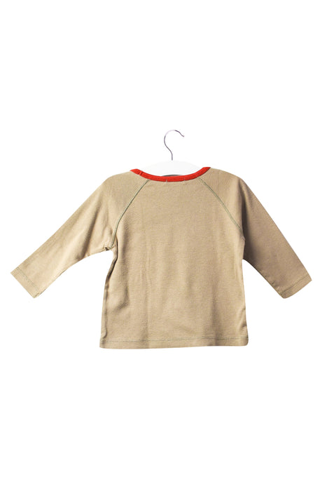 A Brown Long Sleeve Tops from Bonpoint in size 6-12M for neutral. (Back View)