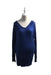 A Navy Sweater Dresses from Seraphine in size S for maternity. (Front View)