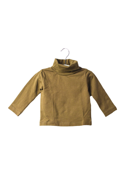 A Brown Long Sleeve Tops from Troizenfants in size 6-12M for neutral. (Front View)