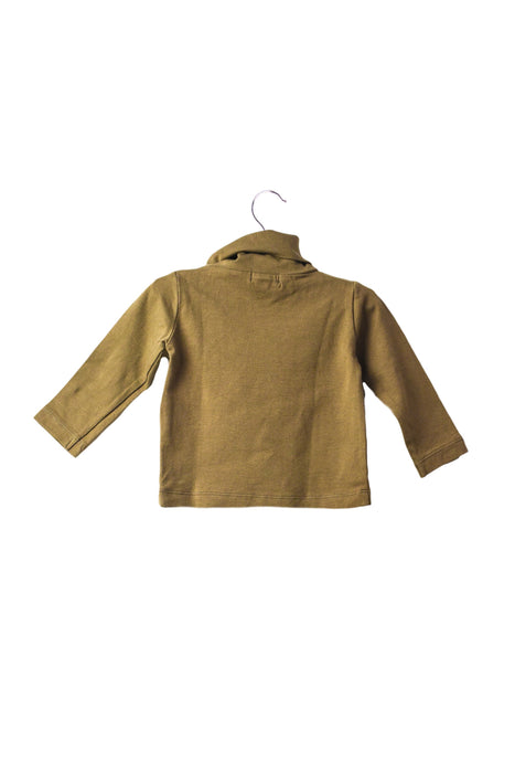 A Brown Long Sleeve Tops from Troizenfants in size 6-12M for neutral. (Back View)