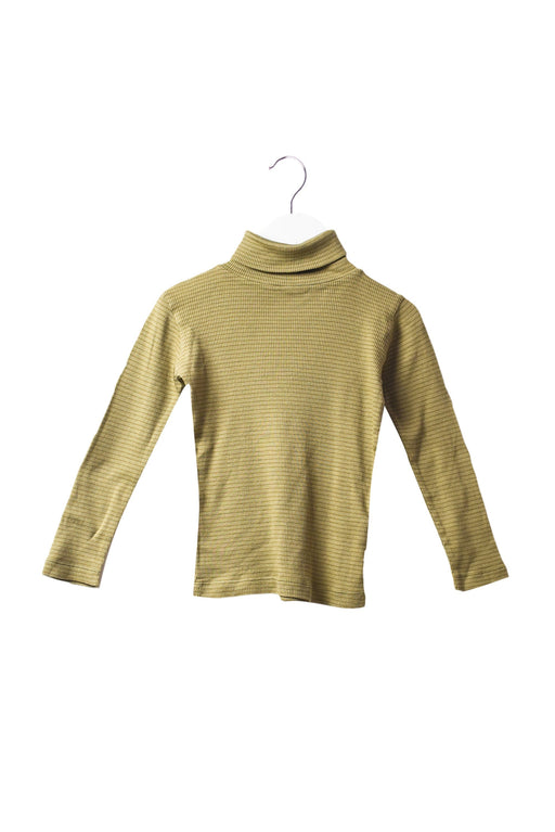 A Brown Long Sleeve Tops from Bonton in size 4T for neutral. (Front View)