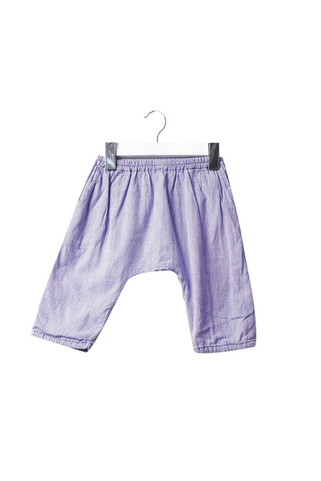 A Purple Casual Pants from Gold Belgium in size 3-6M for boy. (Front View)