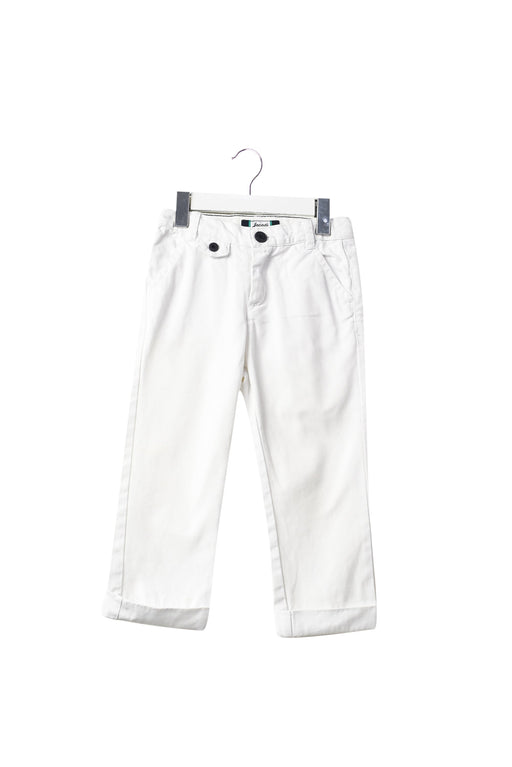 A White Casual Pants from Jacadi in size 18-24M for boy. (Front View)