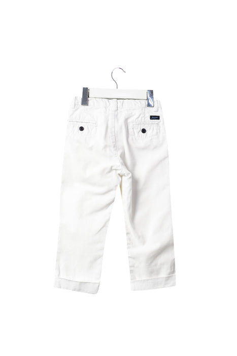 A White Casual Pants from Jacadi in size 18-24M for boy. (Back View)