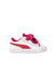 A White Sneakers from Puma in size 18-24M for girl. (Back View)