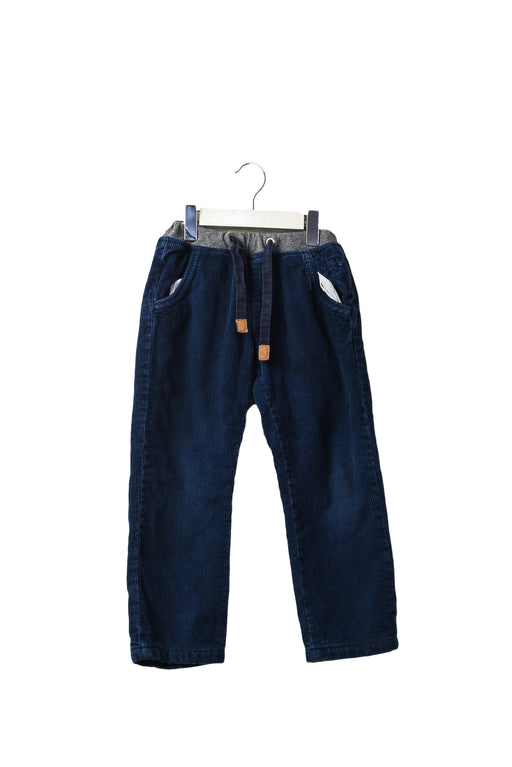 A Navy Casual Pants from Chickeeduck in size 2T for boy. (Front View)