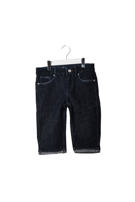 A Navy Jeans from Levi's in size 6T for girl. (Front View)