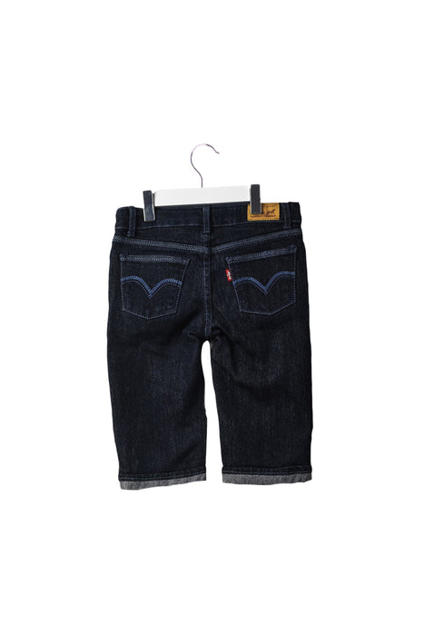 A Navy Jeans from Levi's in size 6T for girl. (Back View)