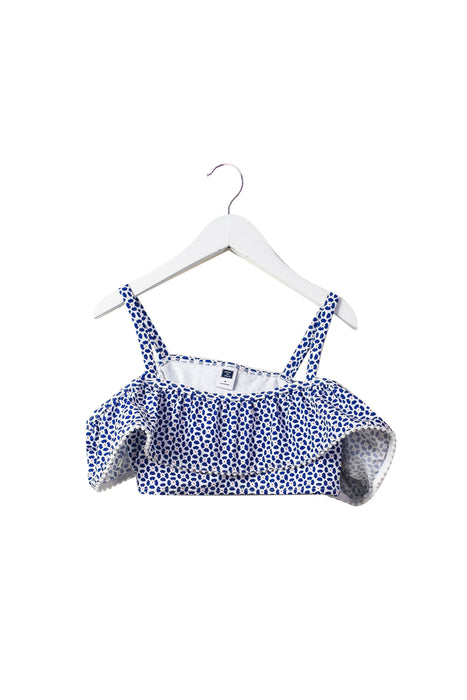 A Blue Bikinis from Janie & Jack in size 8Y for girl. (Front View)