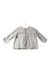 A Grey Long Sleeve Tops from Bonpoint in size 3-6M for girl. (Front View)