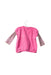 A Pink Long Sleeve Tops from Miki House in size 12-18M for girl. (Back View)