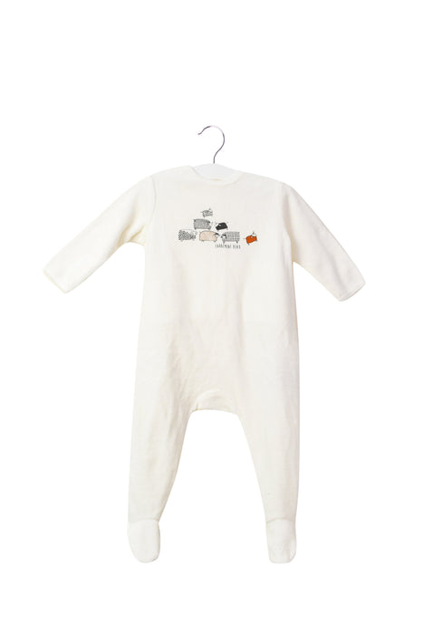 A White Long Sleeve Jumpsuits from Carrément Beau in size 6-12M for neutral. (Front View)