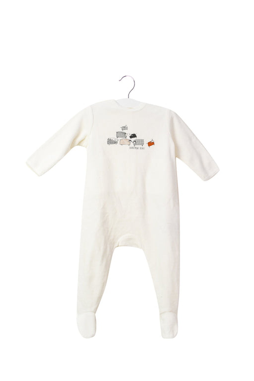 A White Long Sleeve Jumpsuits from Carrément Beau in size 6-12M for neutral. (Front View)