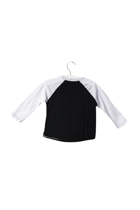 A Black Long Sleeve Tops from Rowdy Sprout in size 3-6M for neutral. (Back View)