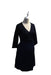 A Black Long Sleeve Dresses from Seraphine in size S for maternity. (Front View)