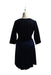 A Black Long Sleeve Dresses from Seraphine in size S for maternity. (Back View)