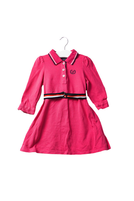 A Pink Long Sleeve Dresses from Nicholas & Bears in size 12-18M for girl. (Front View)
