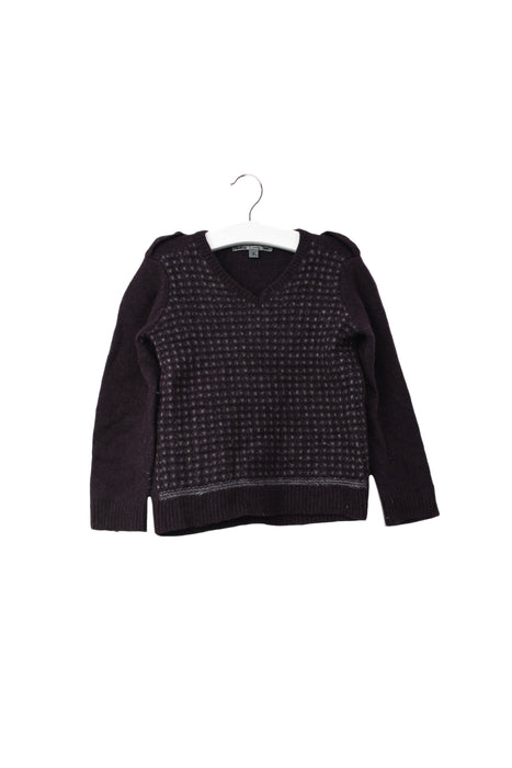 A Purple Knit Sweaters from Bonpoint in size 3T for boy. (Front View)