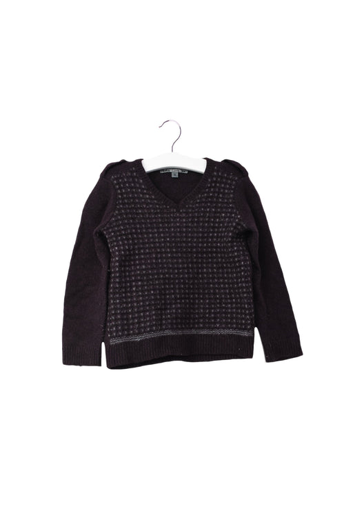 A Purple Knit Sweaters from Bonpoint in size 3T for boy. (Front View)