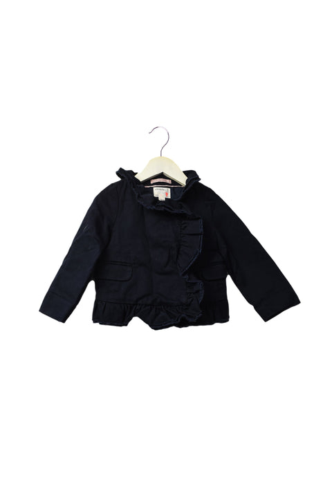 A Navy Lightweight Jackets from Crewcuts in size 3T for girl. (Front View)