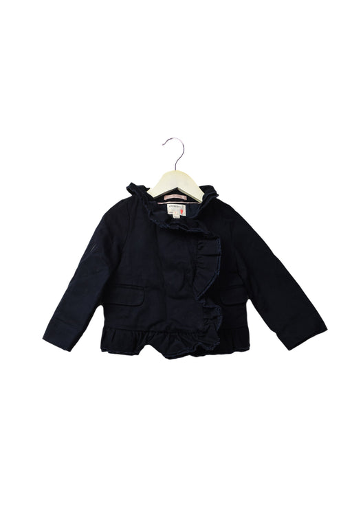 A Navy Lightweight Jackets from Crewcuts in size 3T for girl. (Front View)