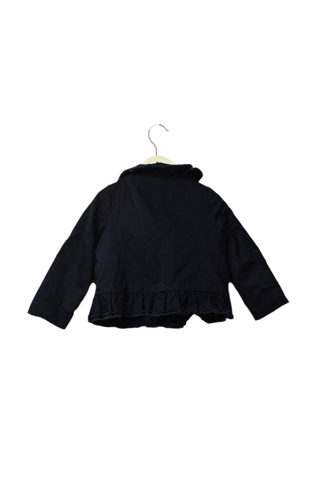 A Navy Lightweight Jackets from Crewcuts in size 3T for girl. (Back View)