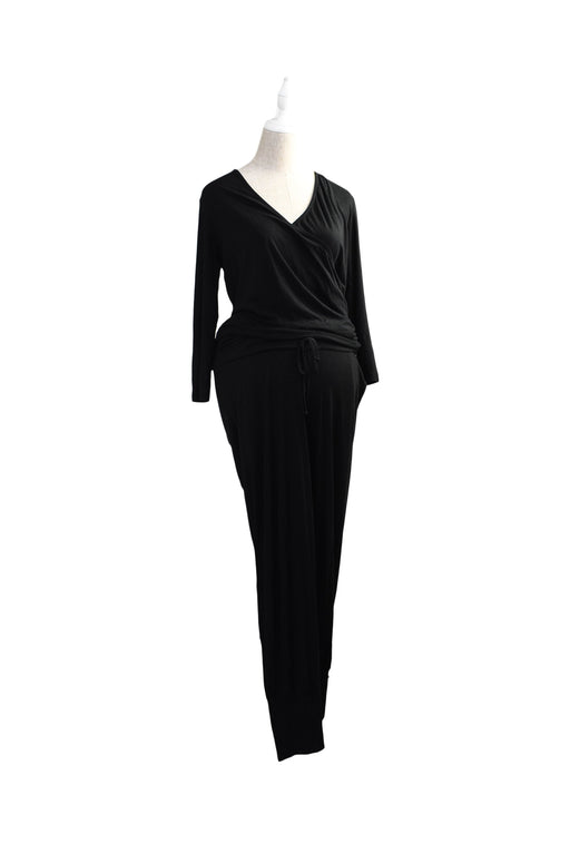 A Black Jumpsuits from Isabella Oliver in size S for maternity. (Front View)