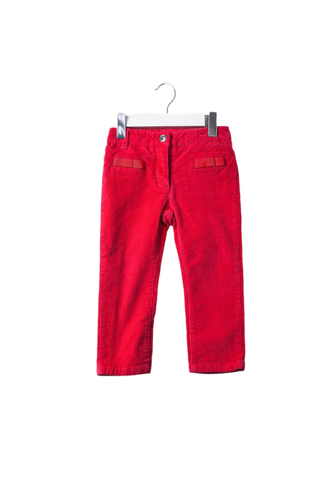 A Pink Casual Pants from Jacadi in size 2T for girl. (Front View)