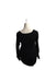 A Black Long Sleeve Tops from Isabella Oliver in size S for maternity. (Front View)