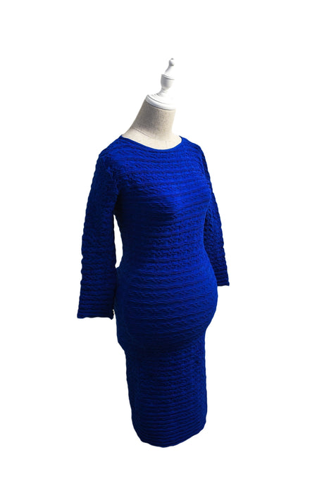 A Blue Long Sleeve Dresses from Tees by Tina Maternity in size O/S for maternity. (Front View)