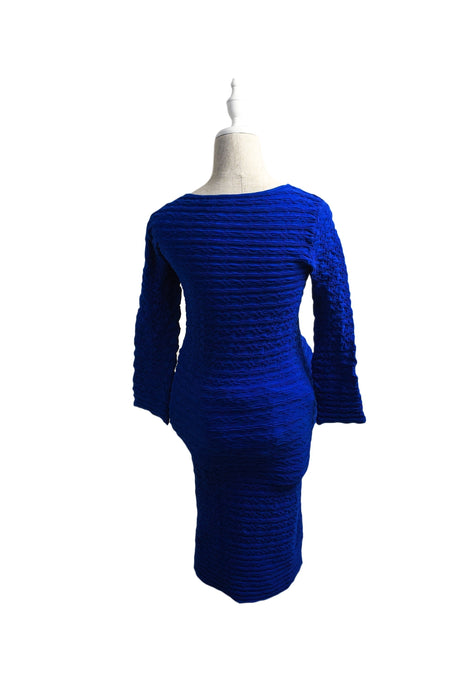 A Blue Long Sleeve Dresses from Tees by Tina Maternity in size O/S for maternity. (Back View)