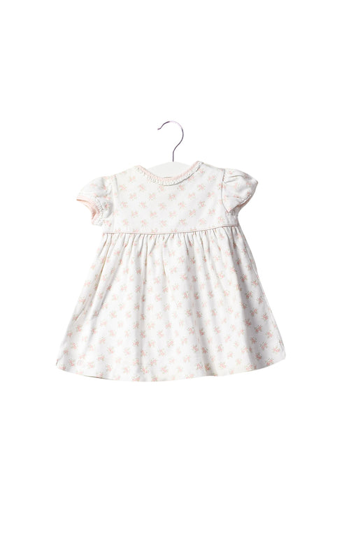 A White Short Sleeve Dresses from Ralph Lauren in size 6-12M for girl. (Front View)