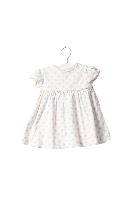 A White Short Sleeve Dresses from Ralph Lauren in size 6-12M for girl. (Front View)