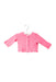 A Pink Cardigans from Petit Bateau in size 0-3M for girl. (Front View)