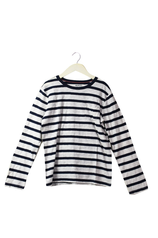 A White Long Sleeve Tops from Crewcuts in size 8Y for boy. (Front View)