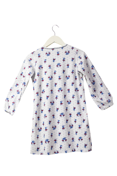 A White Nightgowns from Petit Bateau in size 6T for girl. (Back View)