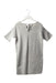 A Grey Short Sleeve Dresses from Babe & Tess in size 4T for girl. (Front View)