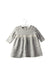 A Grey Long Sleeve Dresses from Blune in size 6-12M for girl. (Front View)