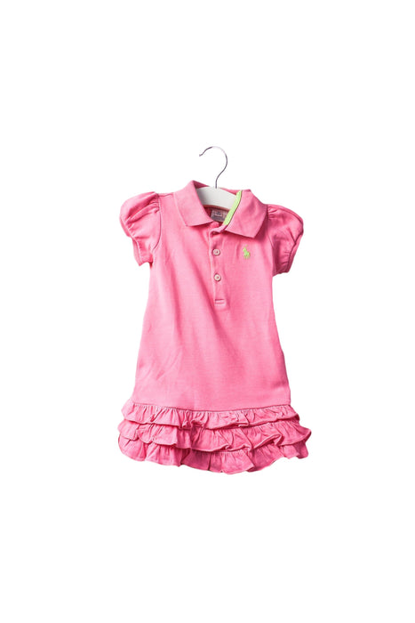A Pink Dress Sets from Ralph Lauren in size 6-12M for girl. (Front View)