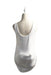 A White Sleeveless Tops from Mayarya in size L for maternity. (Back View)