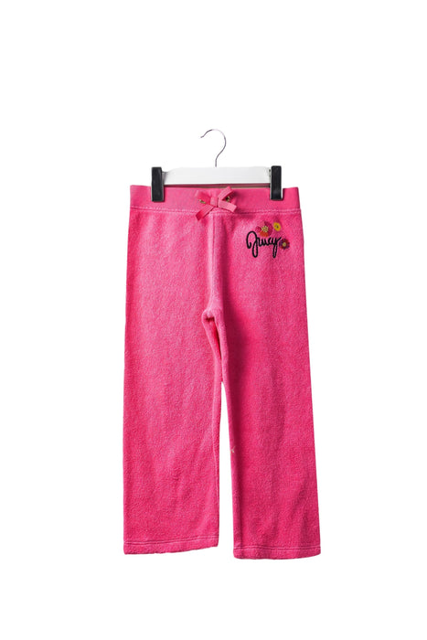 A Pink Casual Pants from Juicy Couture in size 2T for girl. (Front View)