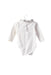 A White Long Sleeve Bodysuits from Jacadi in size 6-12M for girl. (Back View)