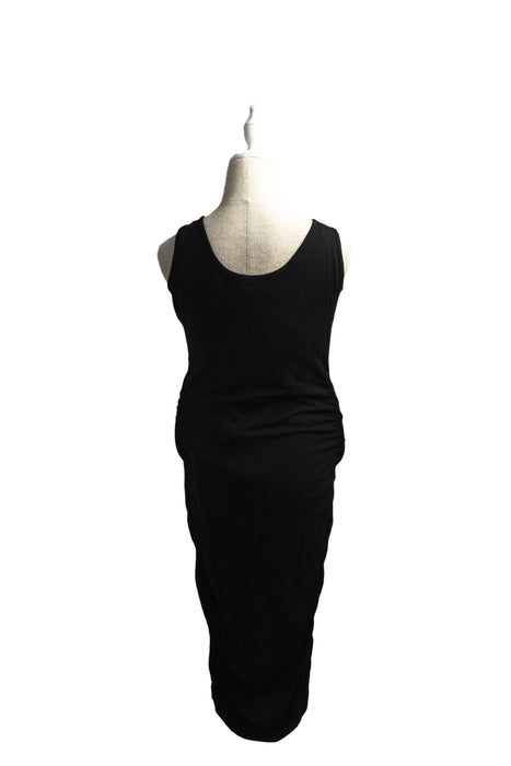 A Black Sleeveless Dresses from Isabella Oliver in size S for maternity. (Back View)