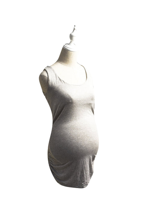 A Grey Sleeveless Tops from Isabella Oliver in size S for maternity. (Front View)