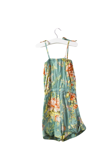 A Green Rompers from Zimmermann in size 6-12M for girl. (Back View)