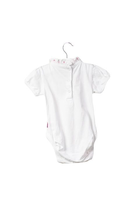 A White Short Sleeve Bodysuits from Jojo Maman Bébé in size 3-6M for girl. (Back View)