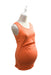 A Orange Sleeveless Tops from Boob in size M for maternity. (Front View)
