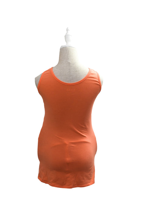 A Orange Sleeveless Tops from Boob in size M for maternity. (Back View)