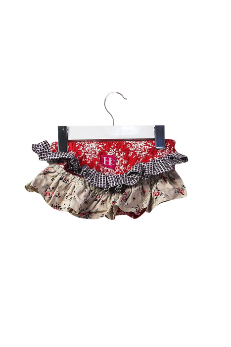 A Red Bloomers from Hilly Chrisp in size 3-6M for girl. (Back View)