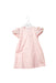 A Pink Short Sleeve Dresses from Il Gufo in size 2T for girl. (Front View)